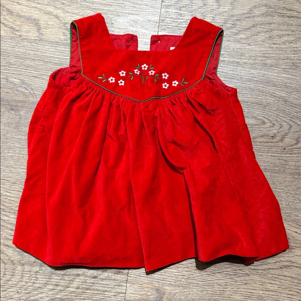 Red Corduroy Dress